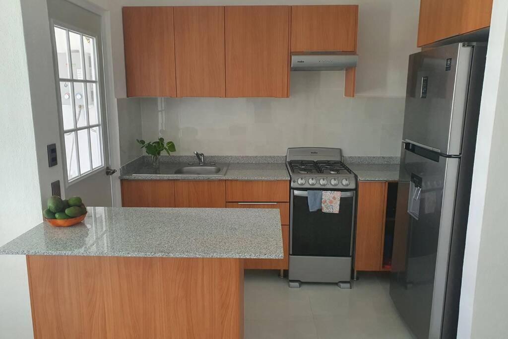 Departamento De Lujo En Manzanillo, Planta Baja Frente A La Alberca Apartamento Exterior foto