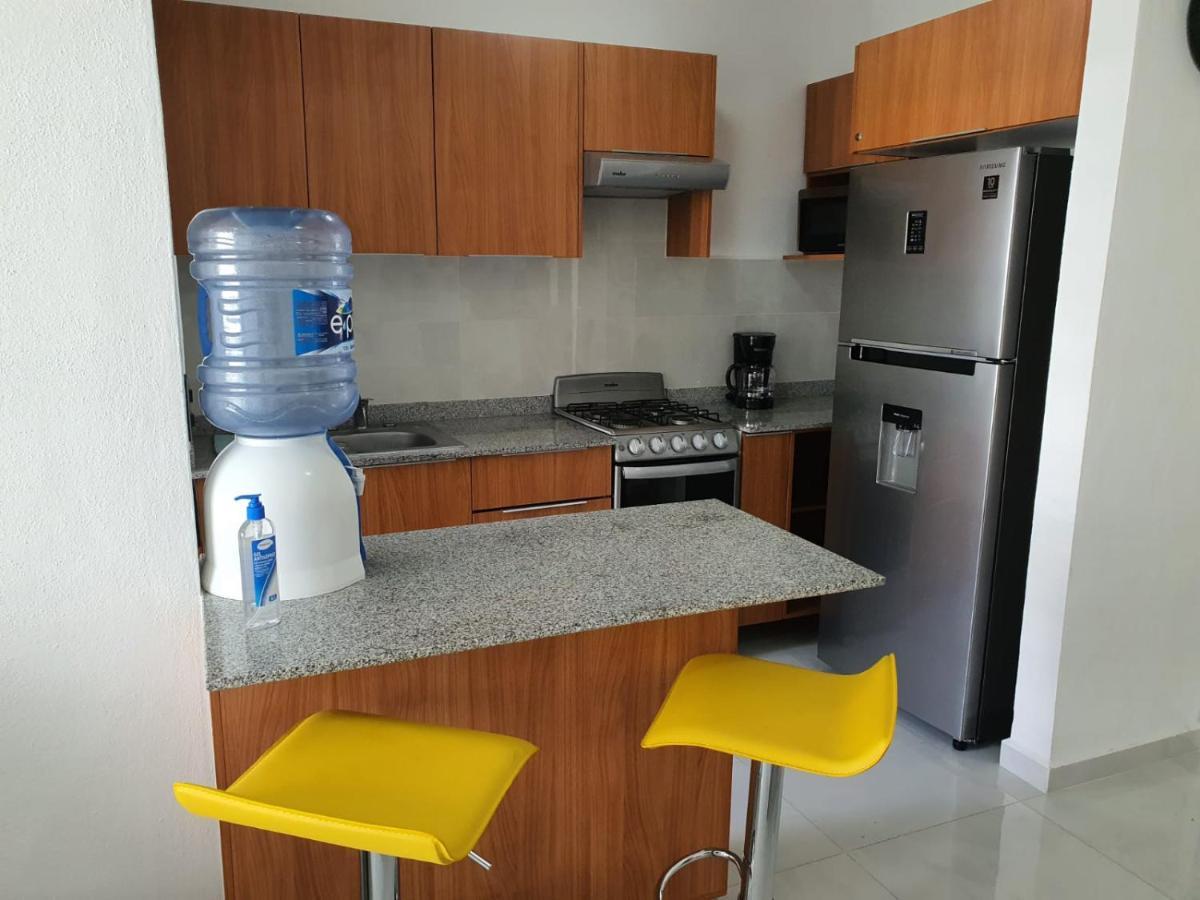 Departamento De Lujo En Manzanillo, Planta Baja Frente A La Alberca Apartamento Exterior foto