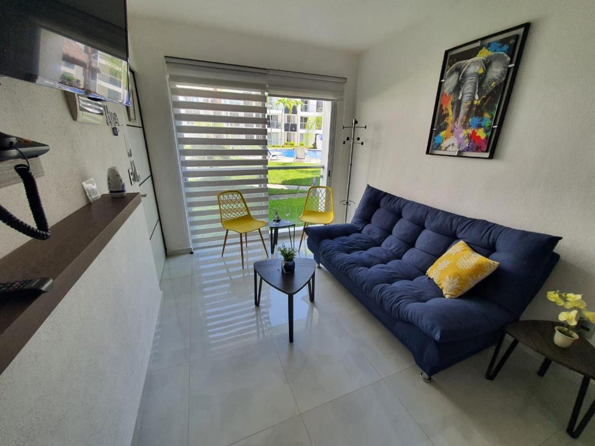 Departamento De Lujo En Manzanillo, Planta Baja Frente A La Alberca Apartamento Exterior foto