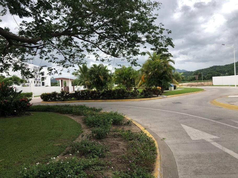 Departamento De Lujo En Manzanillo, Planta Baja Frente A La Alberca Apartamento Exterior foto