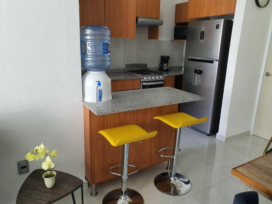 Departamento De Lujo En Manzanillo, Planta Baja Frente A La Alberca Apartamento Exterior foto