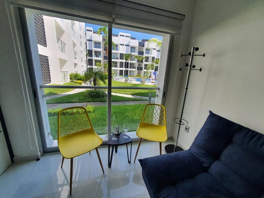 Departamento De Lujo En Manzanillo, Planta Baja Frente A La Alberca Apartamento Exterior foto